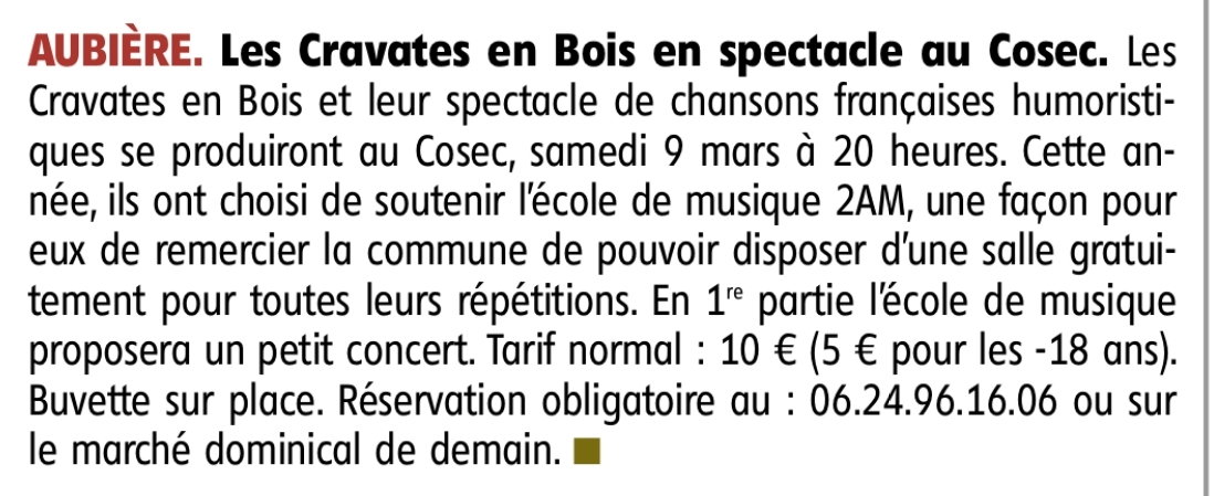La Montagne - Annonce Aubiere-03-03-2024