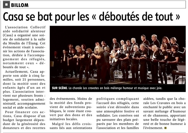 La Montagne - Compte-rendu Billom-03-12-2024