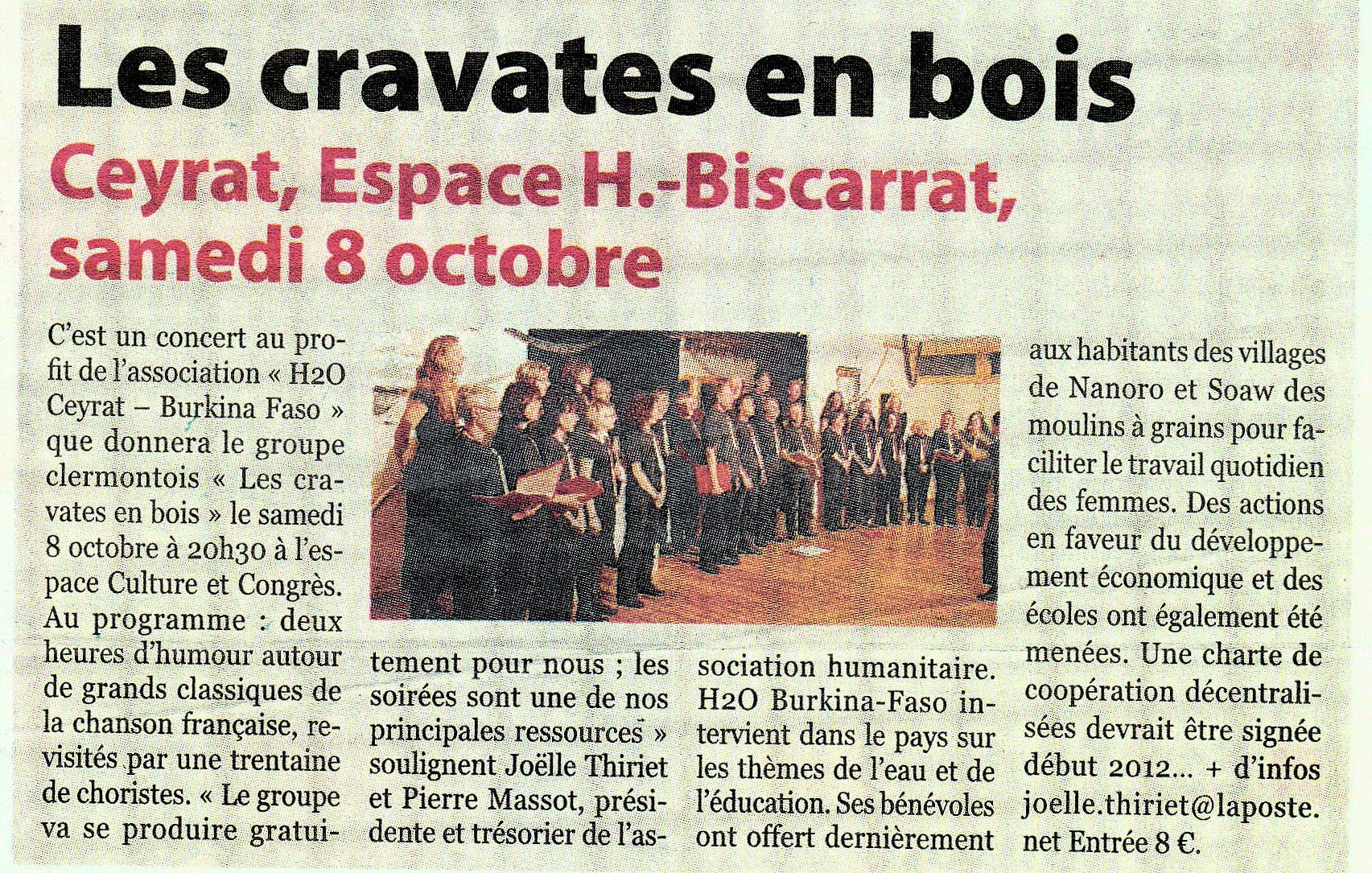 La Montagne - Annonce Ceyrat 8-10-2011
