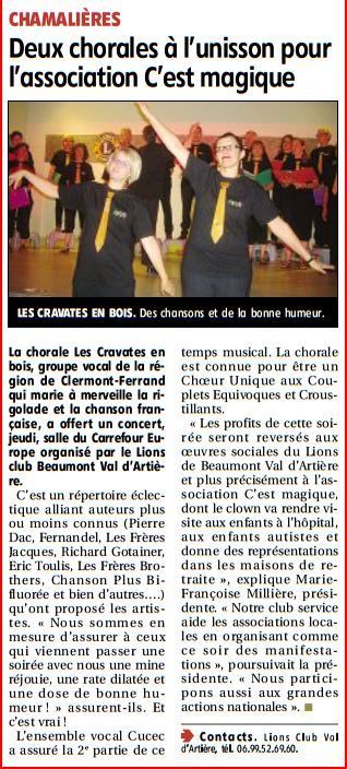 La Montagne - Compte-rendu  Chamalières-12-06-2014