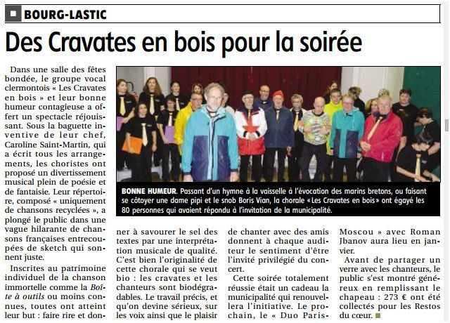 La Montagne - Compte-rendu Issoire-13-11-2014