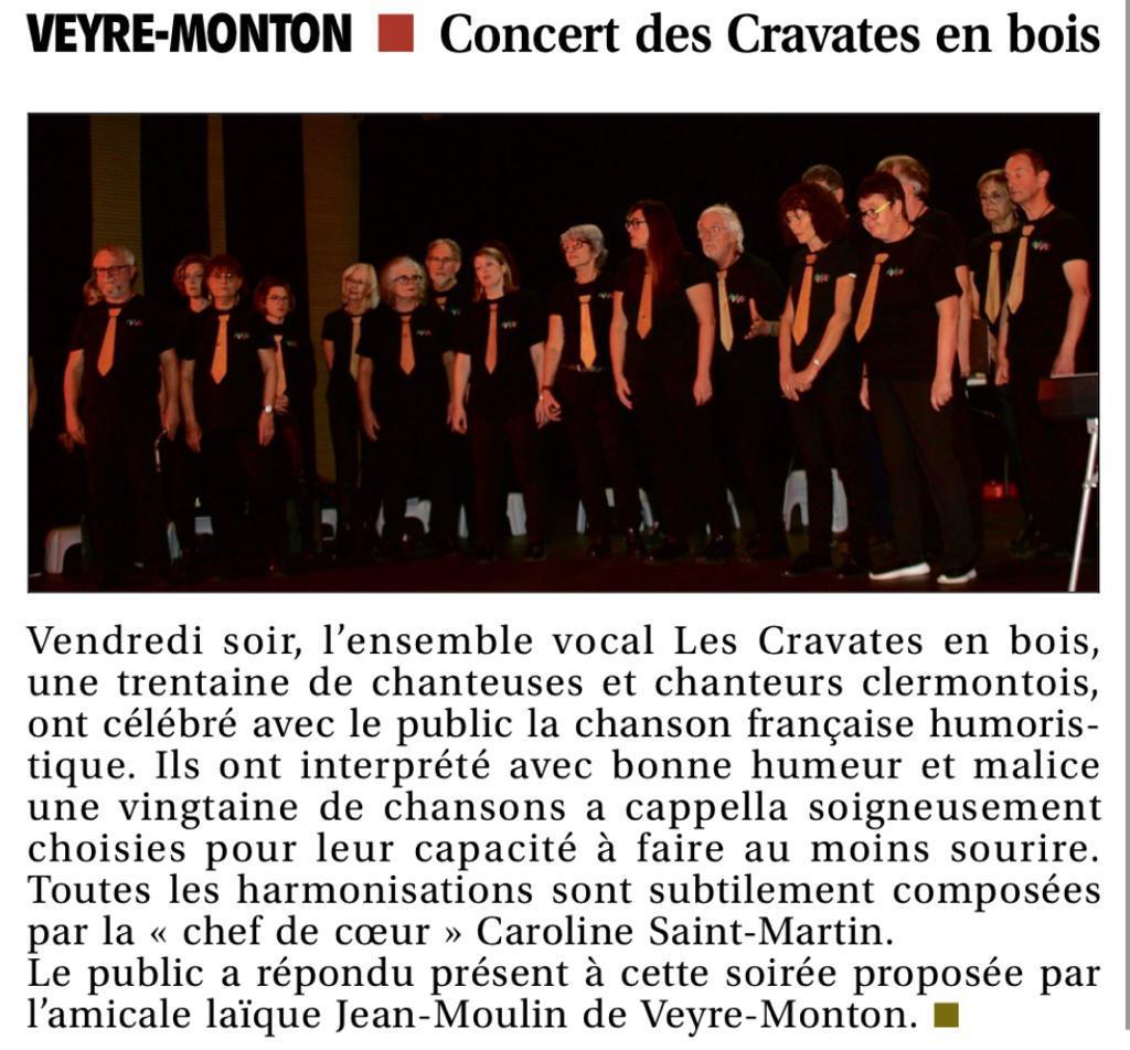 La Montagne - Compte-rendu  Veyre_28-11