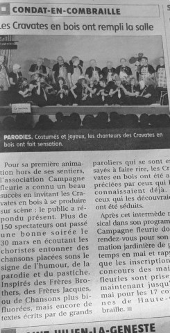 La Montagne - Compte-rendu  Condat 05-04-2019