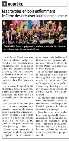 La Montagne - Compte-rendu Aubière 14-12-2022