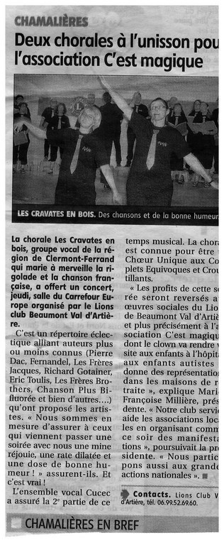 La Montagne - Compte-rendu  Chamalièrres 22-06-2014