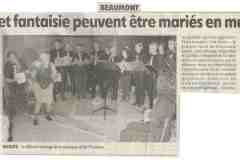 La Montagne - Compte-rendu Beaumont_1-04-2004